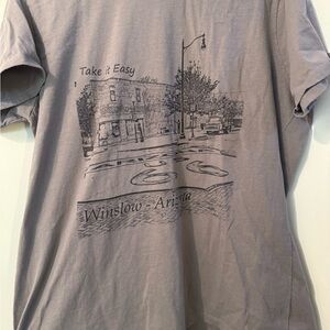 Gray Graphic T-Shirt The Eagles